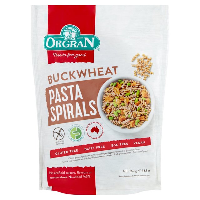 Orgran Gluten Free Buckwheat Spirals