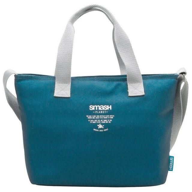 Smash Planet Large Teal Bag