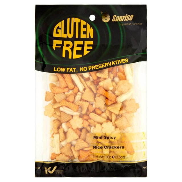 Sunrise Gluten Free Rice Crackers Mini Spicy