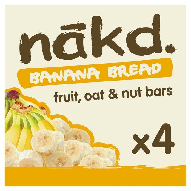 Nakd Banana Bread Fruit, Nut & Oat Bars Food Cupboard M&S Default Title  