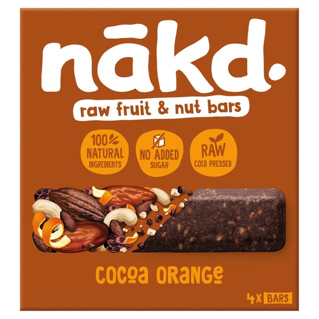 Nakd Cocoa Orange Fruit & Nut Bars