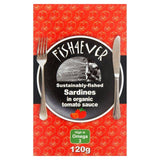 Fish 4 Ever Whole Sardines in Organic Tomato Sauce Food Cupboard M&S Default Title  