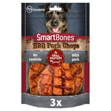 SmartBones BBQ Dog Chews Pork Chops x3 87g Dog chews Sainsburys   