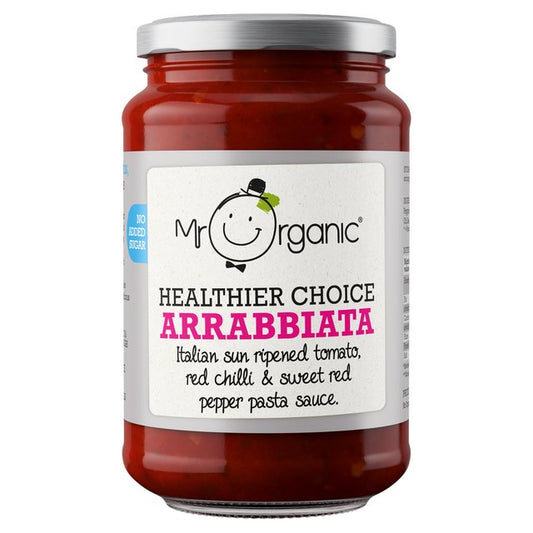 Mr Organic Arrabbiata Healthier Choice Pasta Sauce Free from M&S Title  