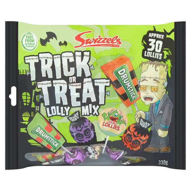 Swizzels Trick or Treat Lolly Bag Sweets M&S Title  