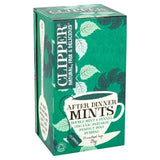 Clipper After Dinner Mints Organic Double Mint & Fennel Infusion Tea Bags Food Cupboard M&S   