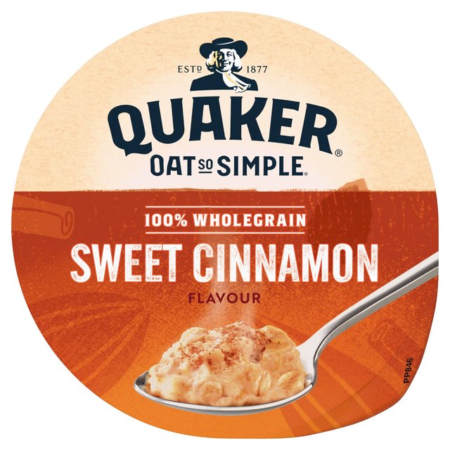 Quaker Oat So Simple Sweet Cinnamon Porridge Pot Cereals M&S   