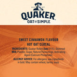 Quaker Oat So Simple Sweet Cinnamon Porridge Pot Cereals M&S   