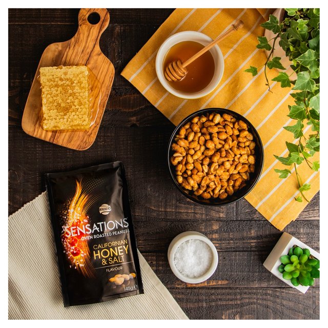 Sensations Californian Honey & Salt Roasted Sharing Peanuts Crisps, Nuts & Snacking Fruit M&S   