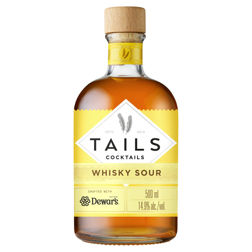 Tails Cocktails Whisky Sour Cocktail Adult Soft Drinks & Mixers ASDA   