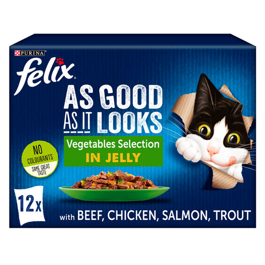 Felix As Good As It Looks Cat Food Veg GOODS ASDA   