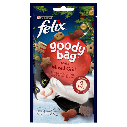Felix Goody Bag Cat Treats Mixed Grill Cat Food & Accessories ASDA   