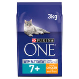 Purina ONE Senior 7+ Dry Cat Food with Chicken & Whole Grains Cat Food & Accessories ASDA   