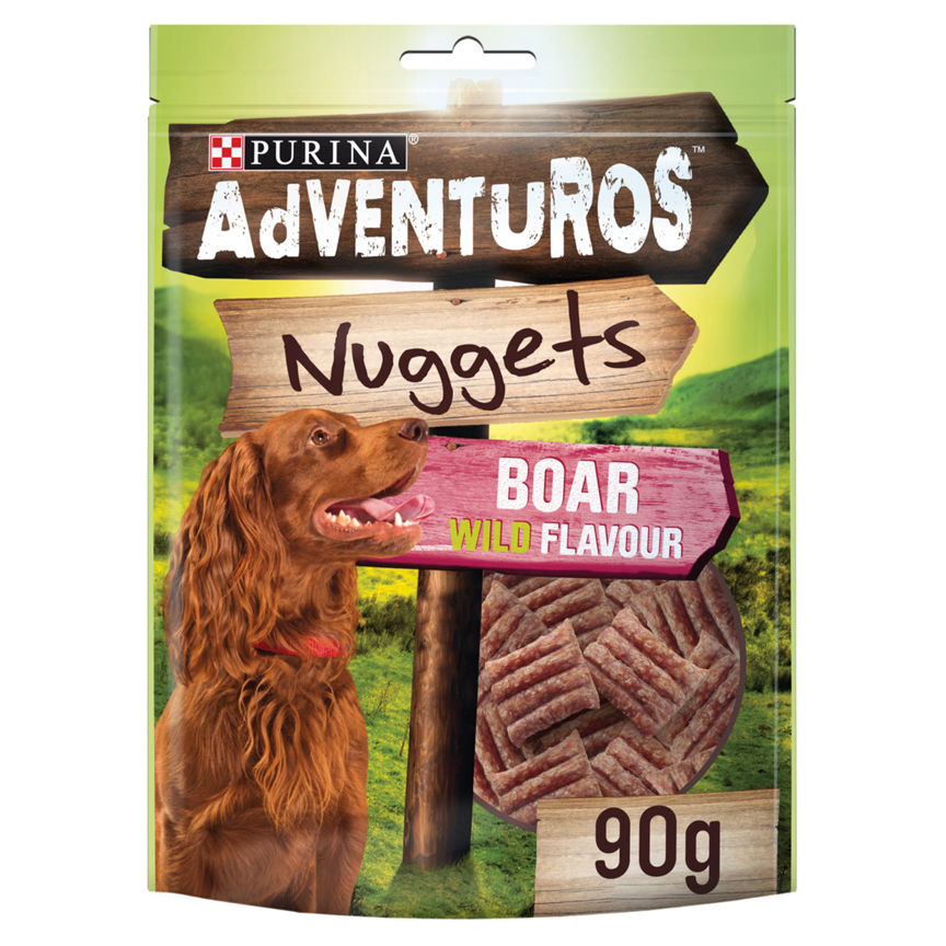 Adventuros Nuggets Dog Treats Boar Flavour Dog Food & Accessories ASDA   