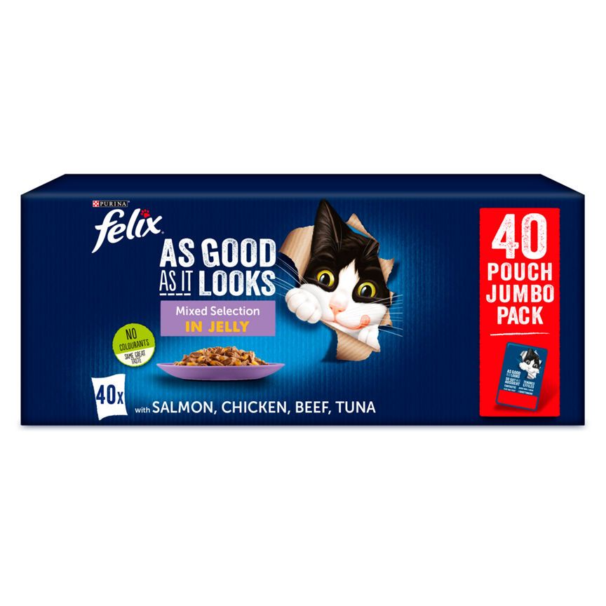 Felix As Good As It Looks Cat Food Mixed Cat Food & Accessories ASDA   