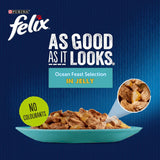 Felix As Good As It Looks Cat Food Ocean Feasts Cat Food & Accessories ASDA   