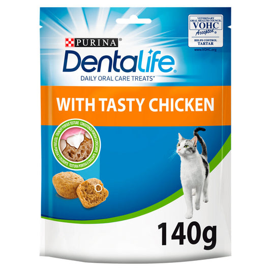 Dentalife Chicken Dental Cat Treats Cat Food & Accessories ASDA   