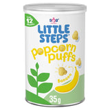 Little Steps Organic Banana Popcorn Puffs Baby Food ASDA   