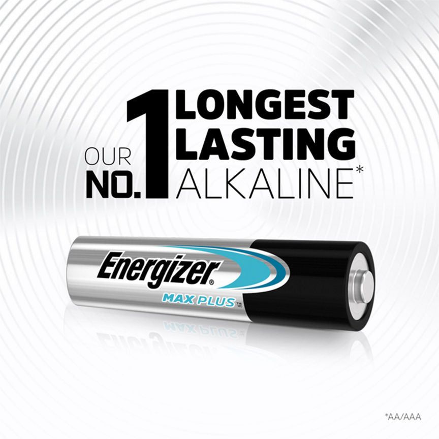 Energizer Max Plus Alkaline AA Batteries