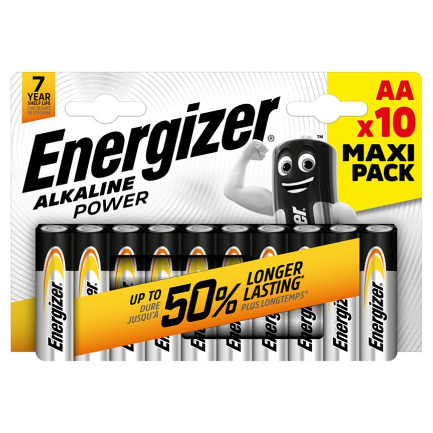 Energizer Alkaline Power AA Batteries General Household ASDA   