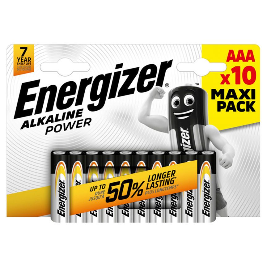 Energizer Alkaline Power AAA Batteries