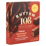 Rhythm 108 Swiss Vegan Hazelnut Praline Bars with Dark Chocolate Multi-pack Vegetarian & Vegan ASDA   