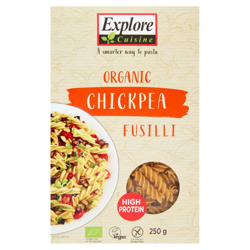 Explore Cuisine Organic Chickpea Fusilli Vegetarian & Vegan ASDA   