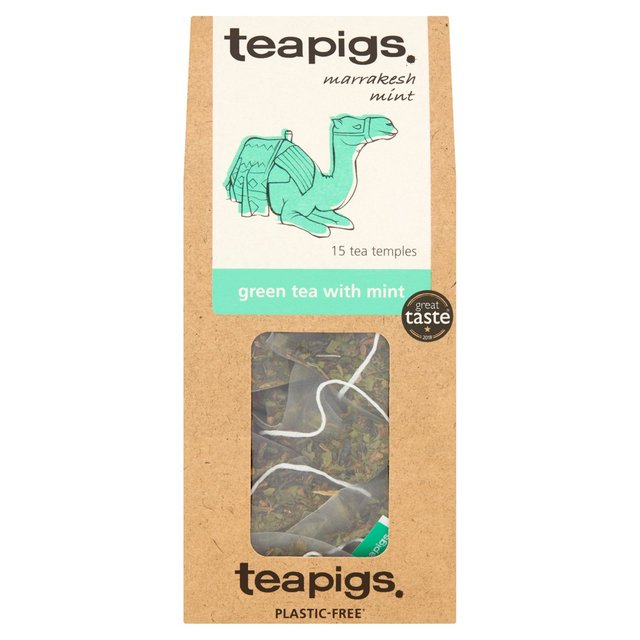 Teapigs Green Tea with Mint Tea Bags