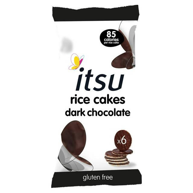 Itsu Dark Chocolate Rice Cakes x6 100g