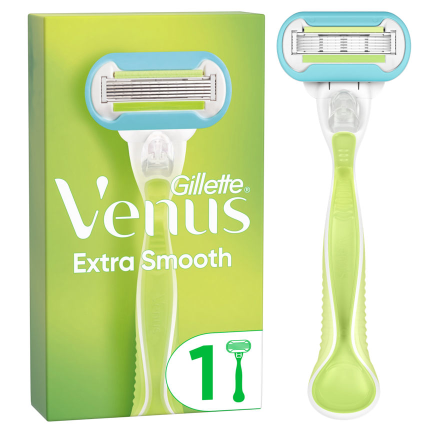 Venus Extra Smooth 5 Blade Razor Women's Toiletries ASDA   