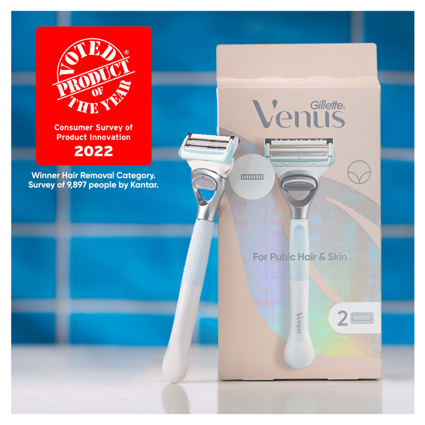 Venus For Pubic Hair & Skin Women's Razor - 1 Blade