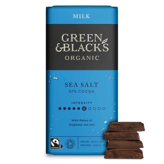 Green & Black's Organic Sea Salt Milk Chocolate Bar