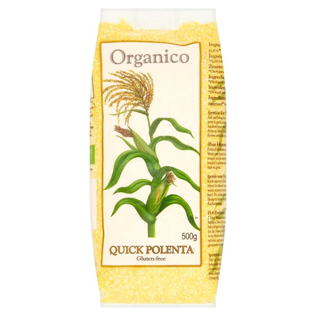 Organico Organic Gluten Free Quick Polenta (Corn Meal) Food Cupboard M&S Default Title  