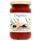 Organico Olive Chilli & Garlic Pasta Sauce Free from M&S   