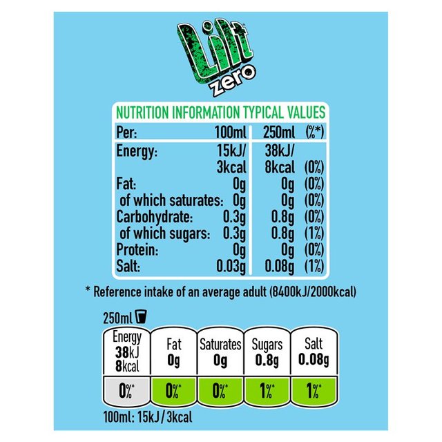 Lilt Zero SOFT DRINKS, TEA & COFFEE M&S   