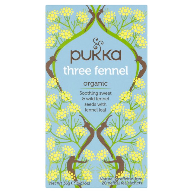 Pukka Organic Three Fennel Tea Bags Food Cupboard M&S   