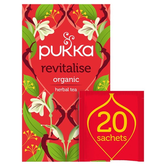 Pukka Organic Revitalise Tea Bags Food Cupboard M&S Default Title  