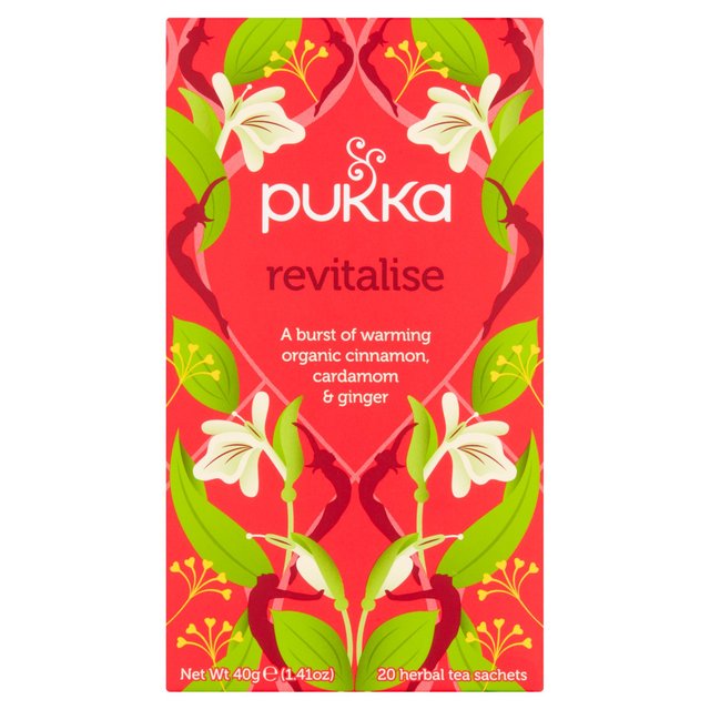 Pukka Organic Revitalise Tea Bags Food Cupboard M&S   