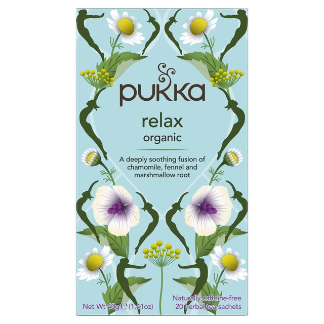 Pukka Organic Relax Tea Bags Food Cupboard M&S   