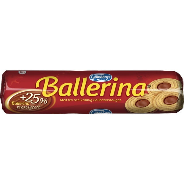 Goteborgs Ballerina Kex Biscuits with Nougat Filling WORLD FOODS M&S Default Title  