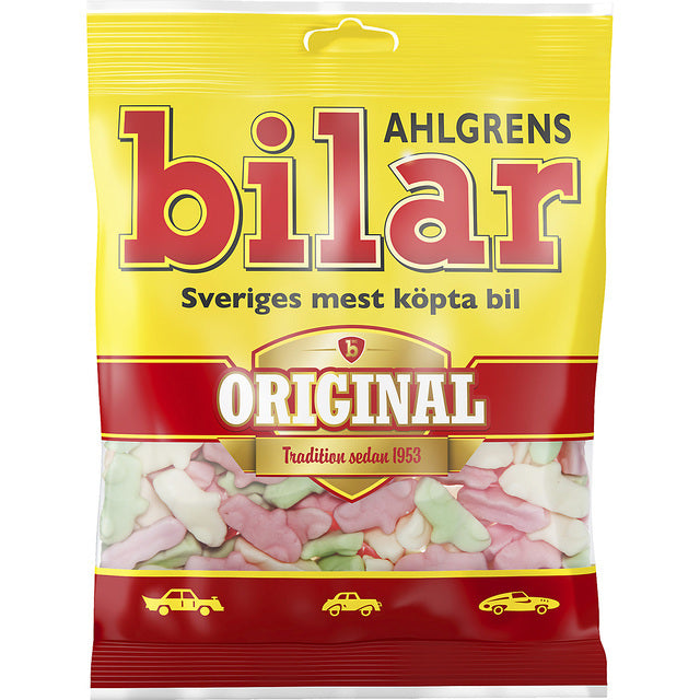 Ahlgrens Bilar Soft Chewy Marshmallow Cars Food Cupboard M&S Default Title  