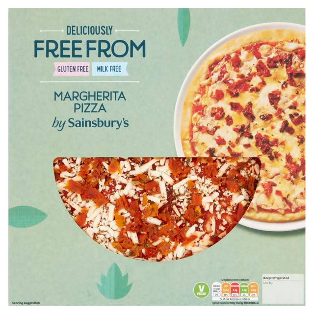 Sainsbury's Deliciously Free From Vegan Margherita Pizza 330g