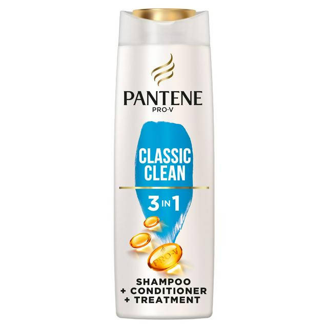 Pantene Pro-V Classic Clean 3in1 Shampoo Conditioner Treatment For Normal To Mixed Hair 450ml shampoo & conditioners Sainsburys   