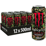 Monster Energy Assault 12 x 500ml Energy and Sports Drink McGrocer Direct   