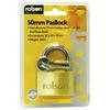 Rolson brass padlock 50mm