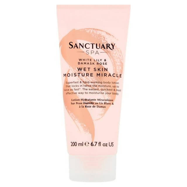 Sanctuary Spa White Lily & Damask Rose Wet Skin Moisture Miracle 200ml - McGrocer