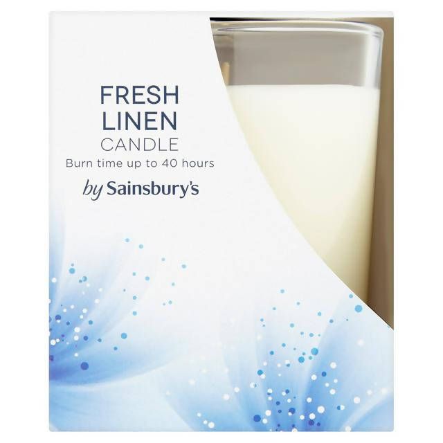 Sainsbury's Fresh Linen Candle 175g