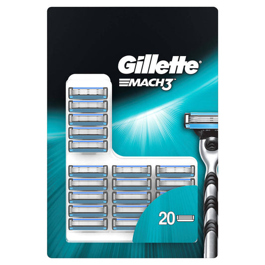 Gillette Mach3, 20 Blades Razors Costco UK   
