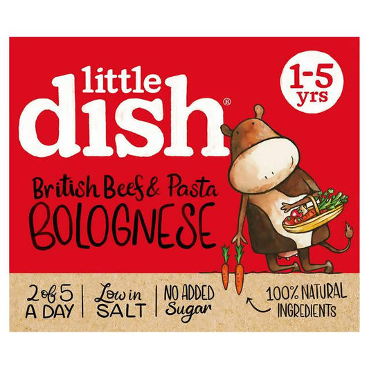 Little Dish British Beef & Pasta Bolognese 1-5 yrs 200g baby meals Sainsburys   