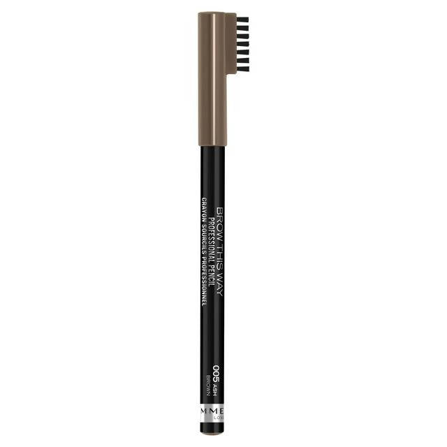 Rimmel London Brow This Way Professional Brow Pencil 005 Ash Brown 1.4g GOODS Sainsburys   